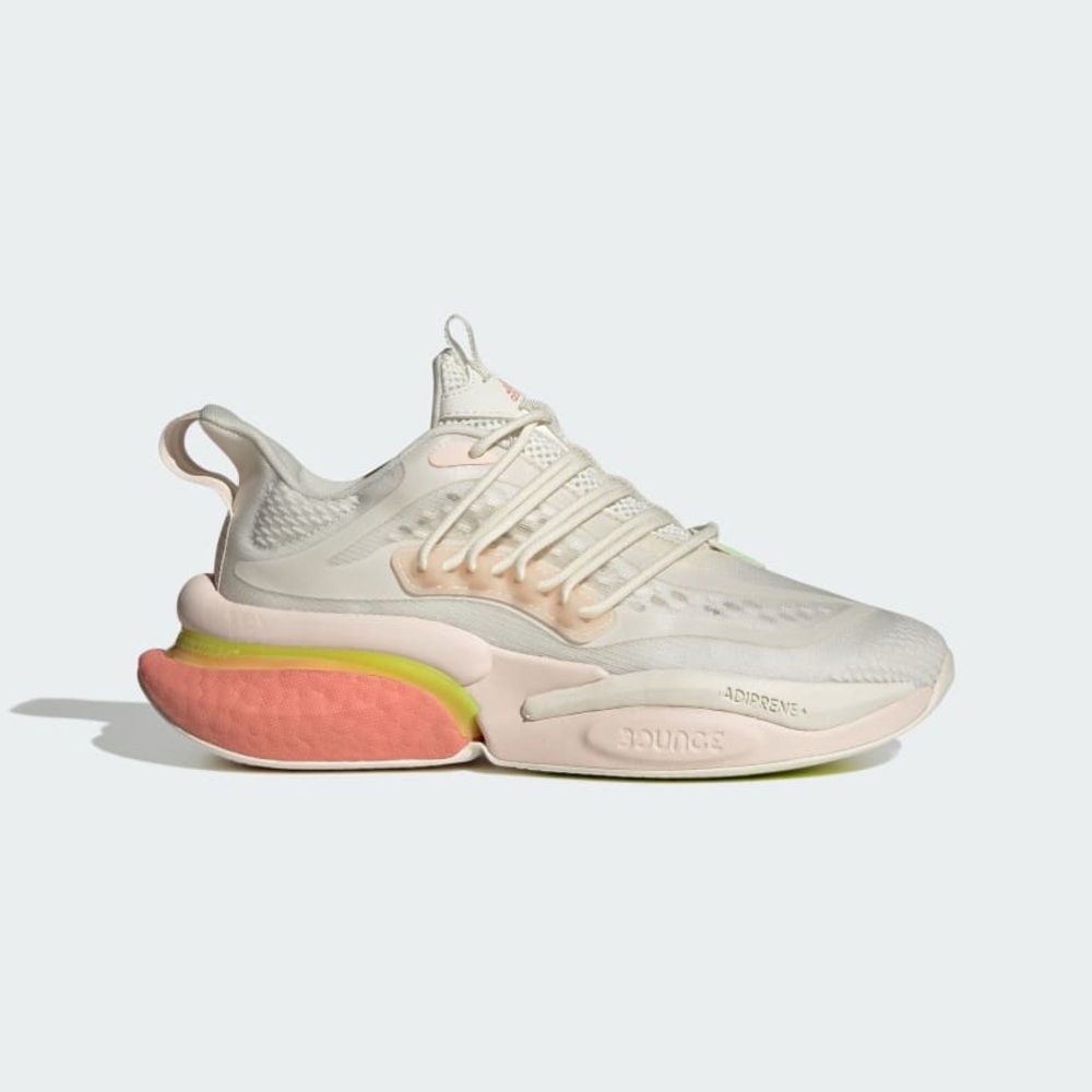 Adidas Women's AlphaBoost V1 White Running Shoes